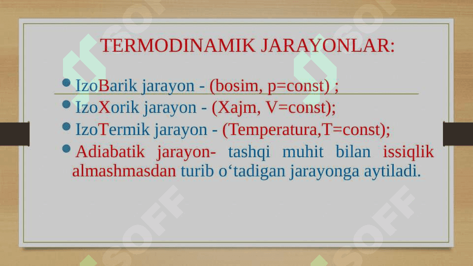 Termodinamika qonunlari va ularning tadbiqini o’rganish 3