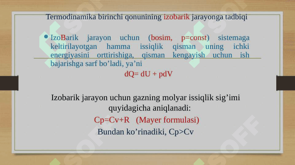Termodinamika qonunlari va ularning tadbiqini o’rganish 4