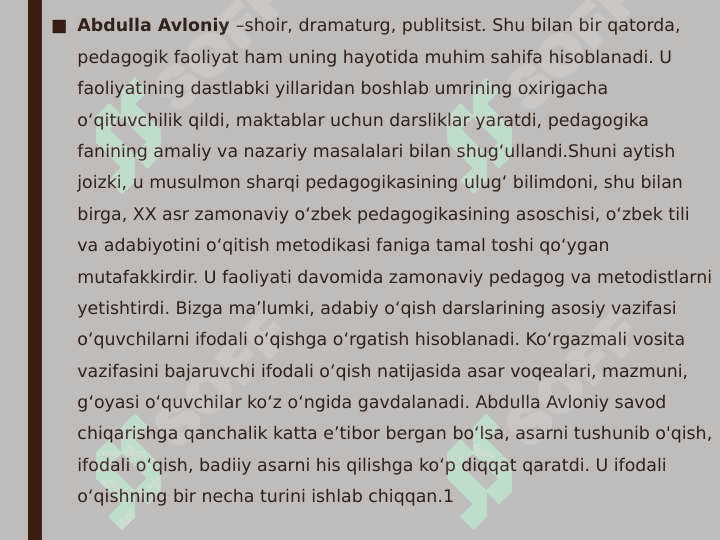 Abdulla Avloniyning pedagogik qarashlari 2