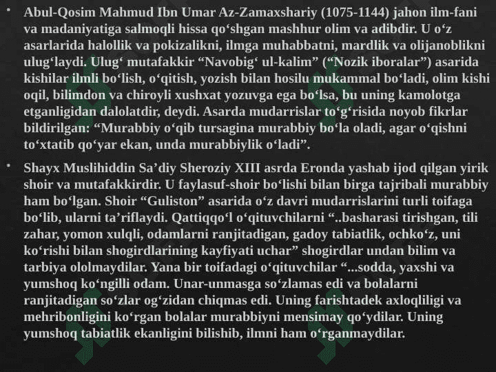 Pedagogik masala va vaziyatlarni yechishda kasbga oid bilimlardan foydalanish 4
