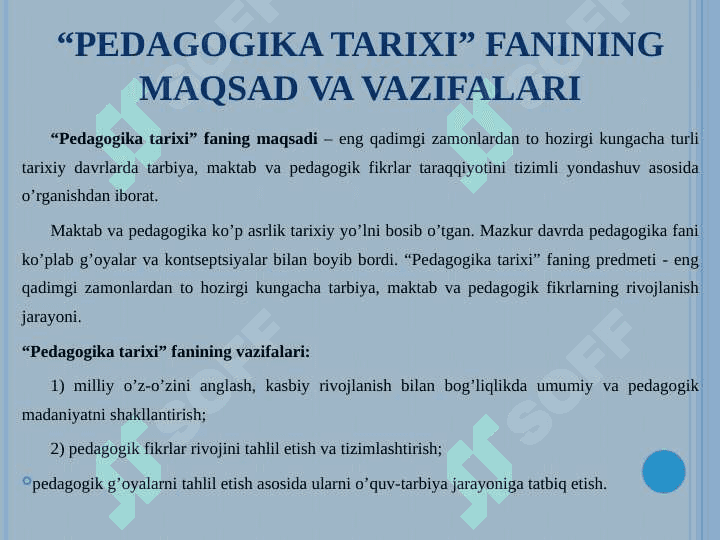 Pedagogika tarixi kursiga kirish. Eng qadimgi davrlardan VII asrgacha ta’lim-tarbiya va pedagogik fikrlar 3