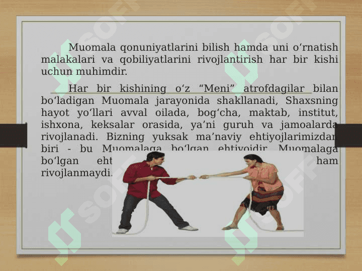 Muomalaning  psixologik asoslari 3