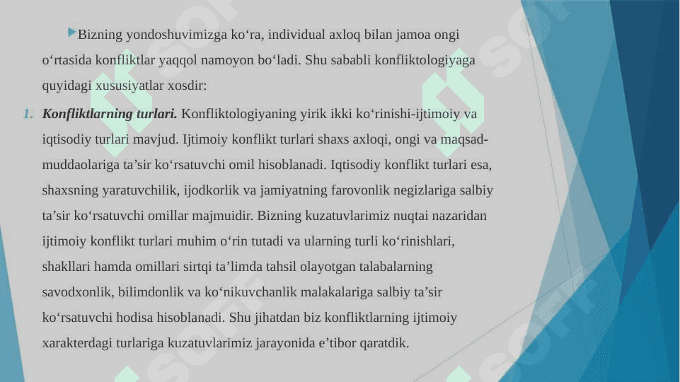 Pedagogik konfliktologiya va nizolarni bartaraf etish yo’llari 3