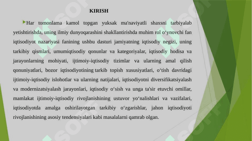 Ehtiyojlarning mazmuni va ularning turkumlanishi 2