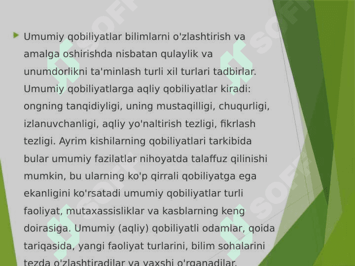 Kasbiy qobiliyatni shakllantirish yo'nalishlari 6