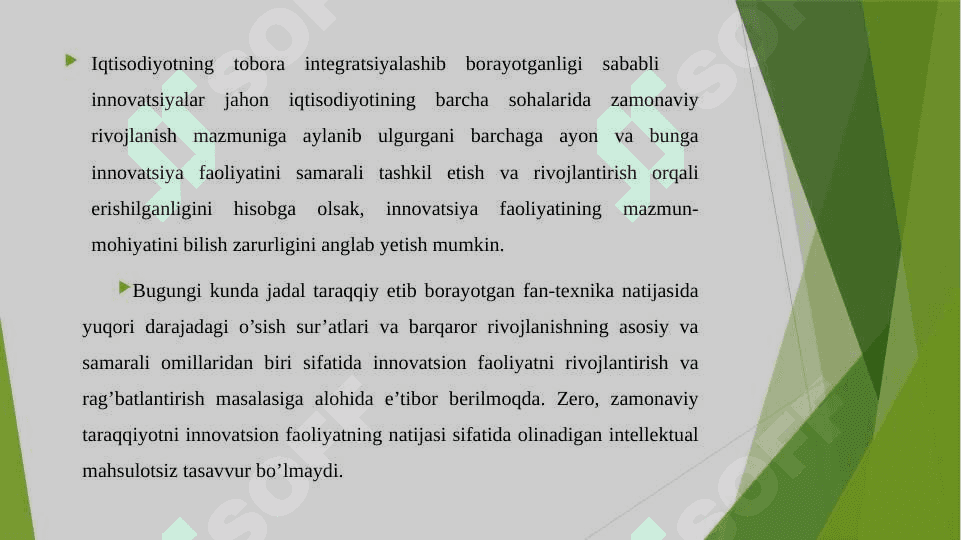Tadbirkorlik faoliyatini rivojlantirishga innovatsiyalarning ta'siri 4