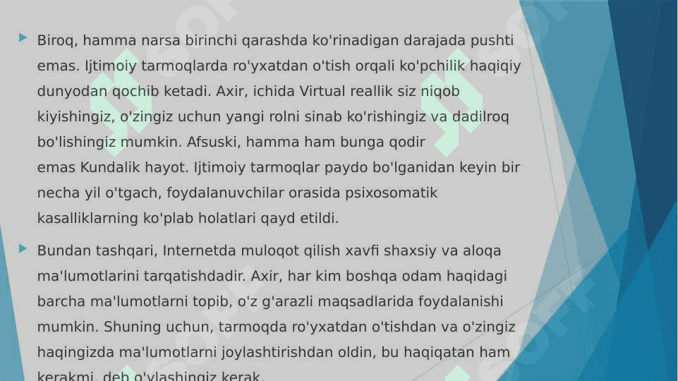 Runetdagi ijtimoiy tarmoqlarning qiyosiy xususiyatlari. Ijtimoiy tarmoqlarda reklama qilish xususiyatlari 3