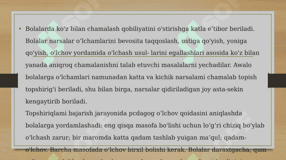 Katta guruh yoshidagi bolalarga oʻlchashga oʻrgatishning oʻziga xosligi 3
