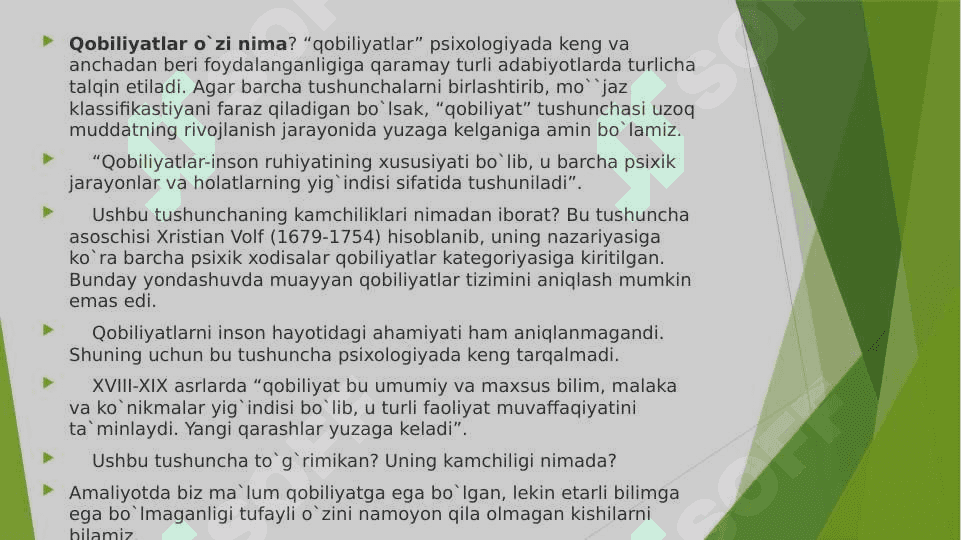 Qobiliyat haqida tushuncha 2