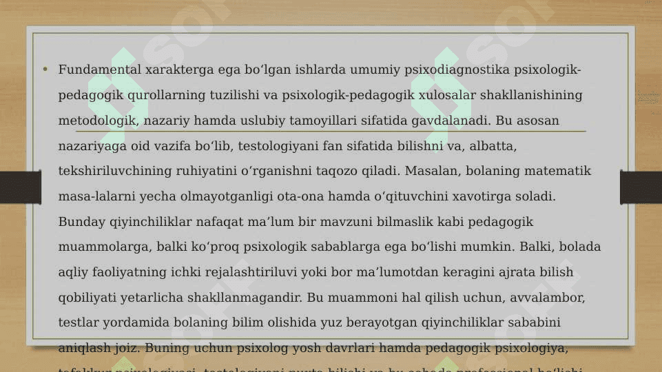 Bolaning kognitiv jarayonining psixodiognistikasi 3