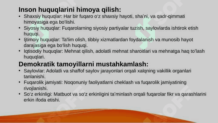 Yangi tartibdagi Oʻzbekiston Konstitutsiyasining zarurati va mohiyati 4