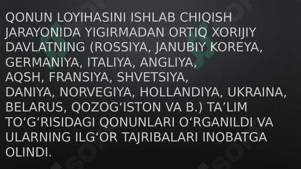 O’zbekison Respublikasida ta’lim tizmini rivojlantirishning konseptual asoslari 3