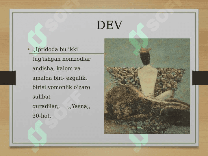 Zardushtiylikning vujudga kelishi 8