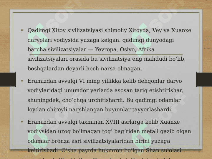 Qadimgi Xitoy sivilizatsiyasi 2