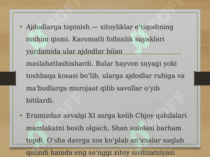 Qadimgi Xitoy sivilizatsiyasi 3
