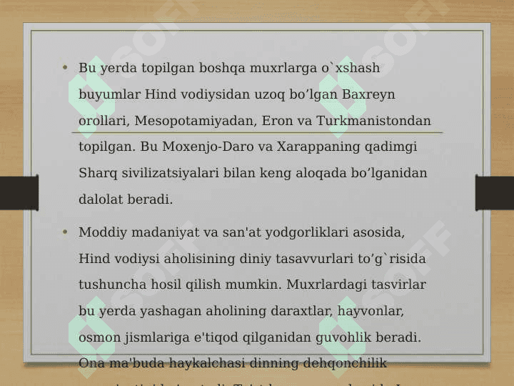 Qadimgi Hindiston sivilizatsiyasi 5