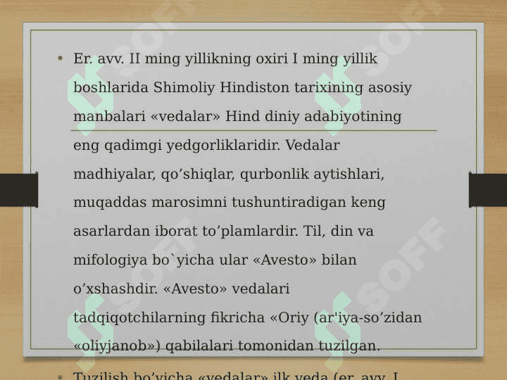 Qadimgi Hindiston sivilizatsiyasi 8