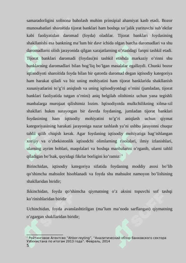 Bank foydasi va uning hisobini yuritish 5