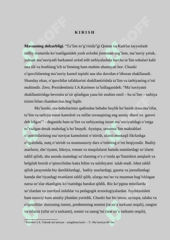 Kichik yoshdagi o’quvchilar  nutqini o’stirish yo’llari va vazifalari 2