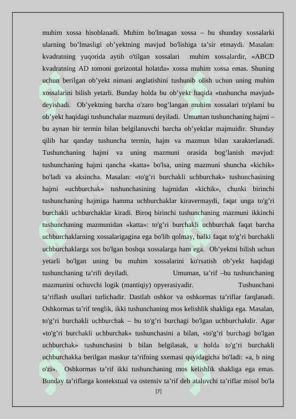 Beruniy matematikaga oid ishlarini kichik maktab yoshdagi o'quvchilarga tushintirish 7