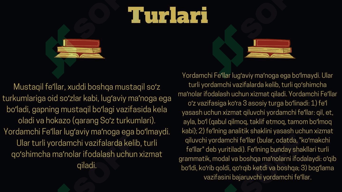 Fe'l soʻz turkumi (taqdimot) 3