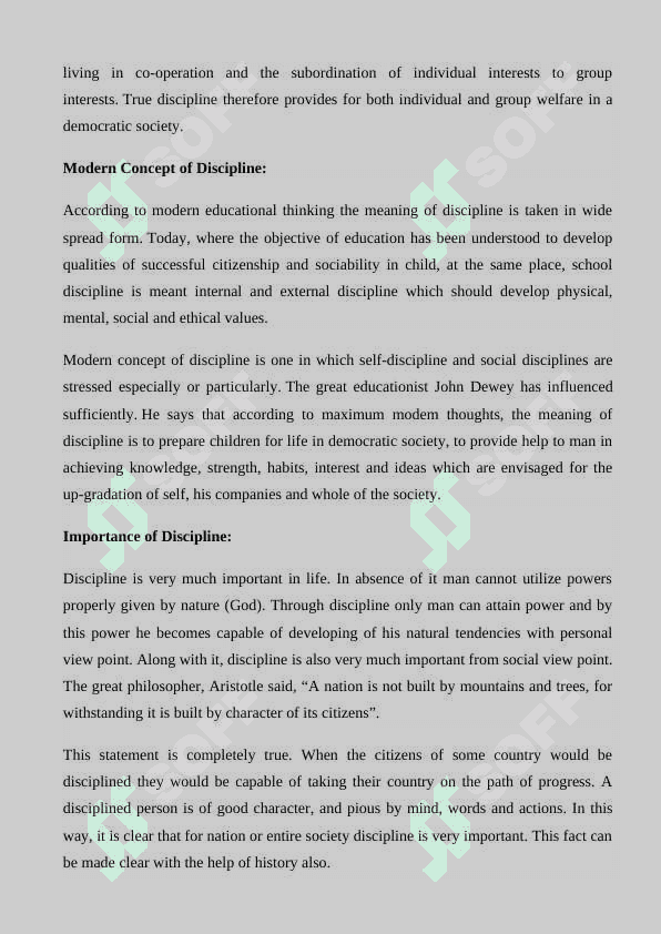 Keeping discipline and active involvement of learners 6