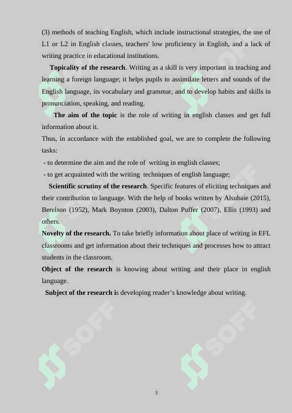 Teaching writing to students of professional colleges in english lessons 3
