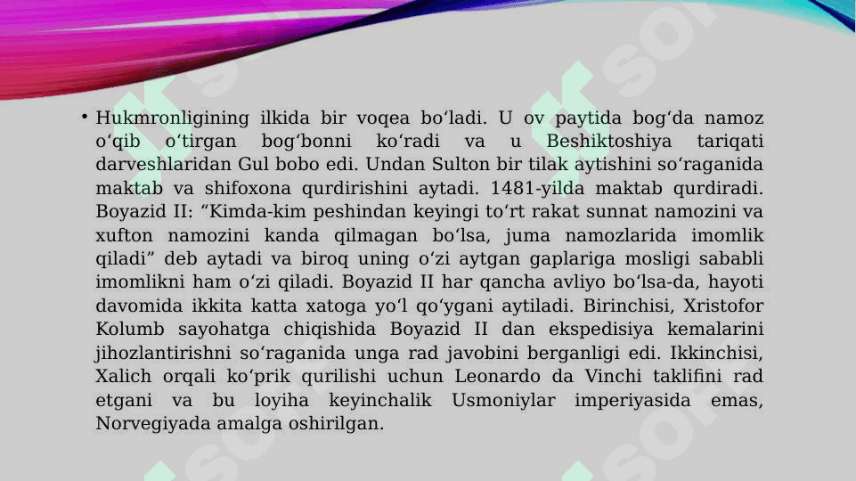 Boyazid II 3
