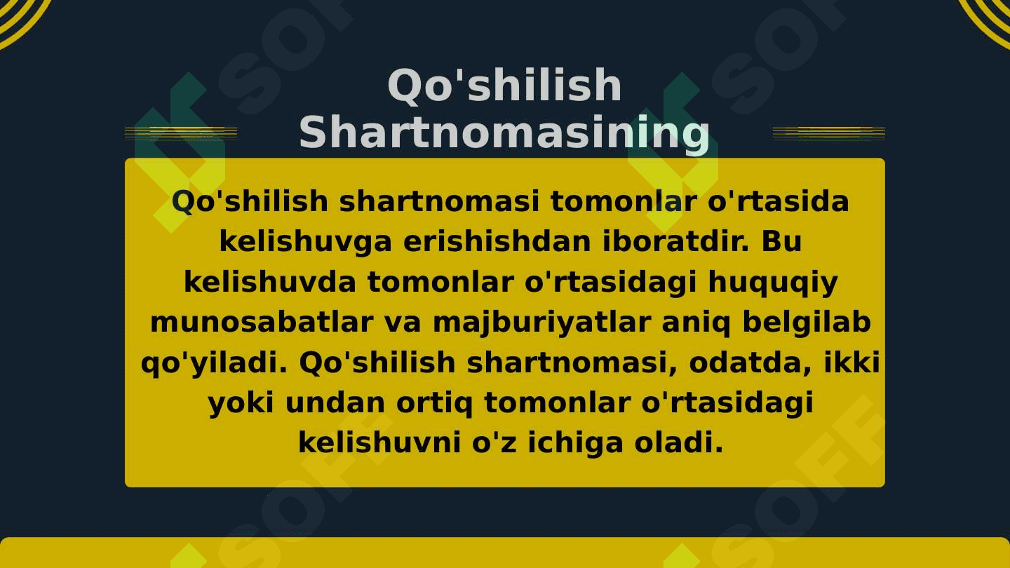 prezentaciya(slayd) O'zbek-tilida: qo'shilish shartnomasi 3