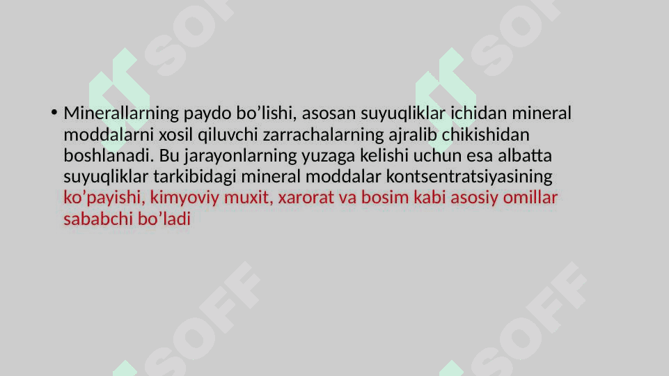 Tog’ jinslari va minerallar 3