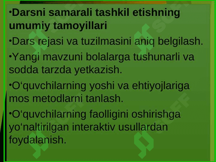 Boshlang’ich sinf ona tili va òqish savodxonligi darslarini samarali  tashkil etish usullari 3