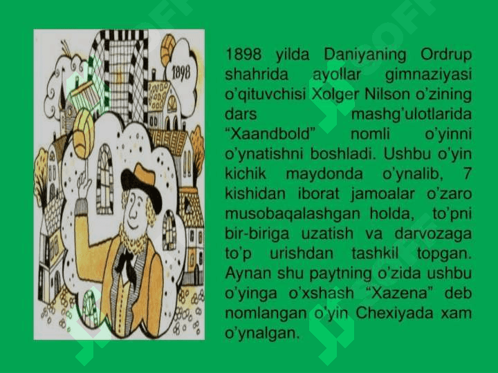 GANDBOL VA UNING TARIXI 2