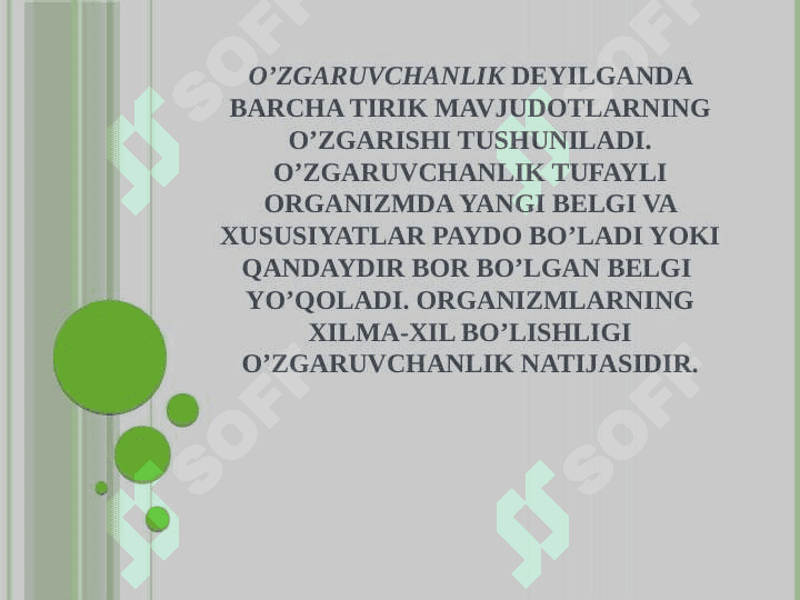 O’ZGARUVCHANLIK VA UNING TURLARI 3