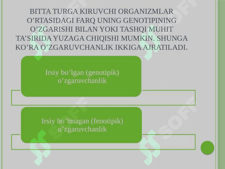 O’ZGARUVCHANLIK VA UNING TURLARI 5