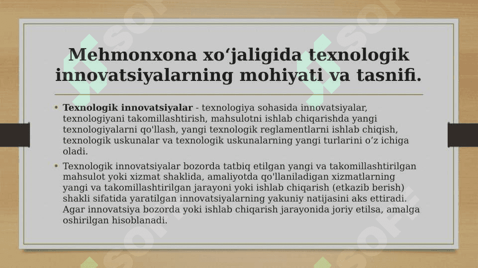 Mexmonxona biznesida texnologik innovatsiyalar 2