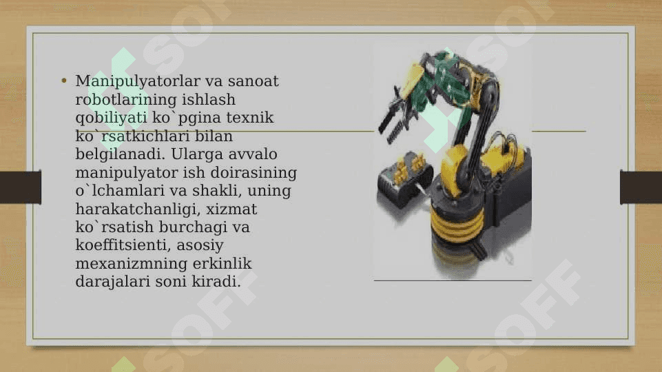 MANIPULYATOR VA SANOAT ROBOTLARI 5