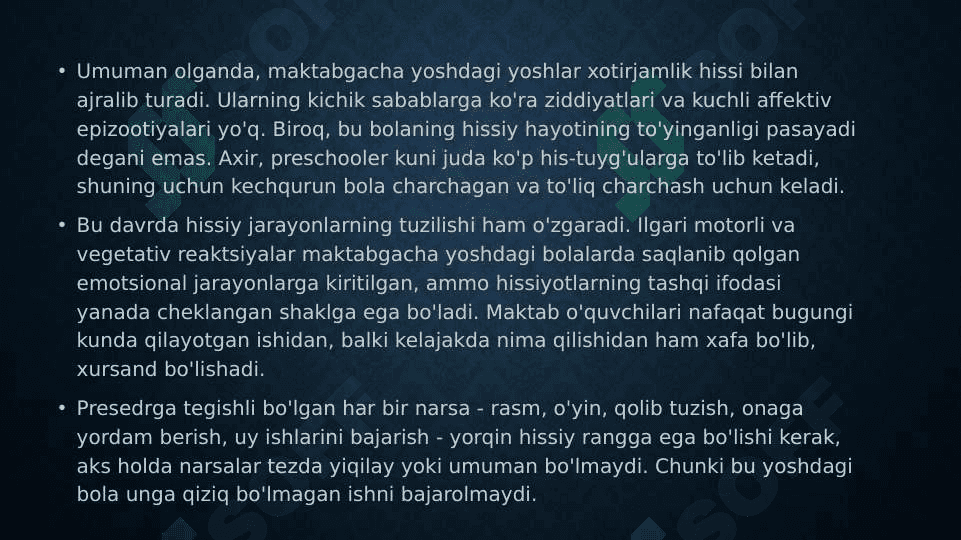 Maktabgacha ta'lim tashkilotida bolalar psixologiyasI 3