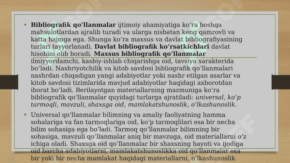 MILLIY AXBOROT RESURSLARI BILAN ISHLASH 7
