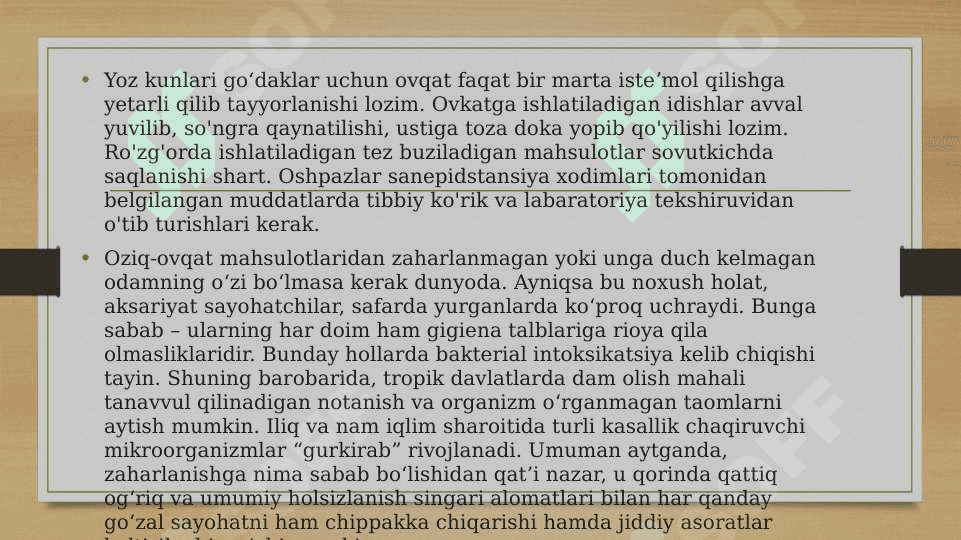 Ovqatdan zaharlanish 5