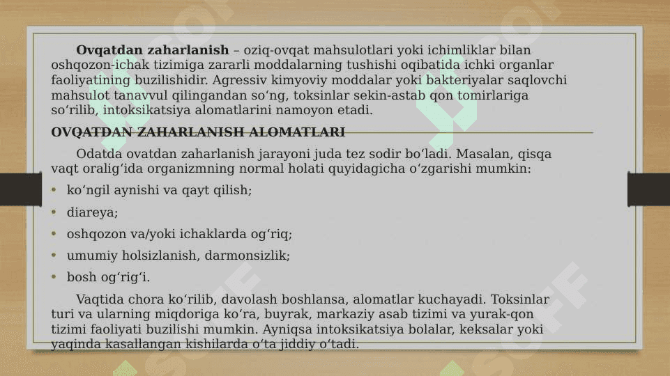 Ovqatdan zaharlanish 6
