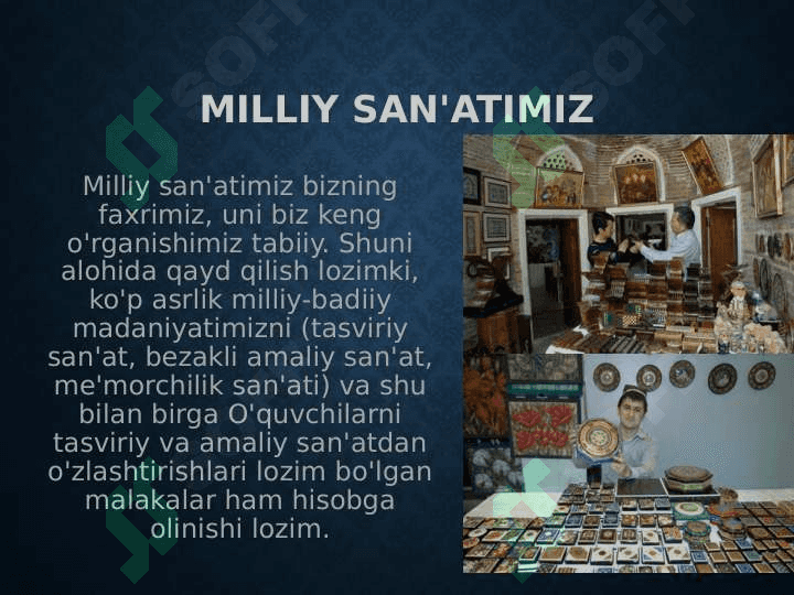 Mustaqillik yillarida tasviriy va amaliy san'at 2
