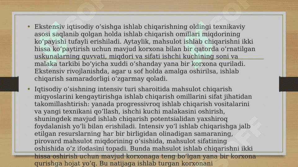 Jahonda Iqtisodiy o’sish su’ratlari: omillari, xolati va rivojlanish tendensiyalari 5