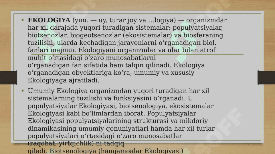 EKOLOGIYA VA INSON SOG’LIGI 2