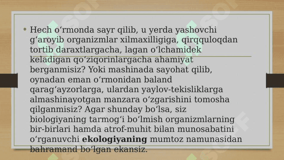 EKOLOGIYA VA INSON SOG’LIGI 7