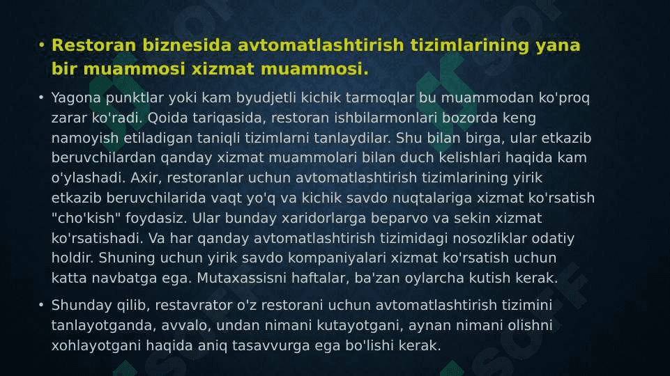 restoran biznesida innovatsion texnologiyalar 6