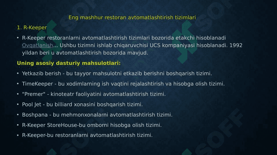 restoran biznesida innovatsion texnologiyalar 8