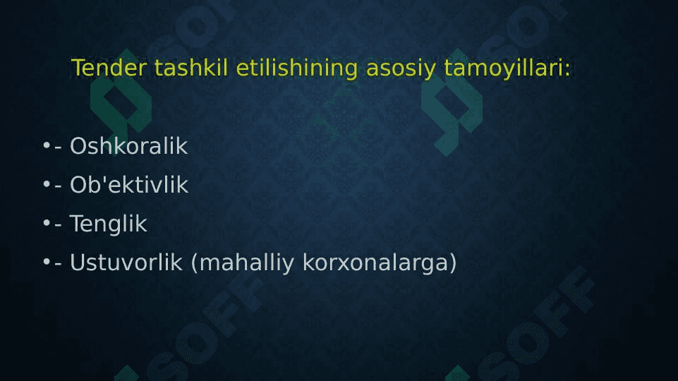 TENDER TUSHUNCHASI 8
