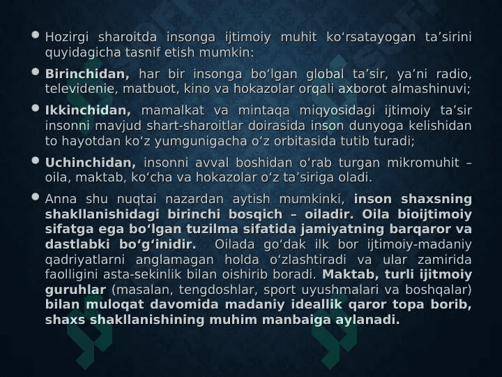 Tarbiya haqida umumiy tushuncha 4