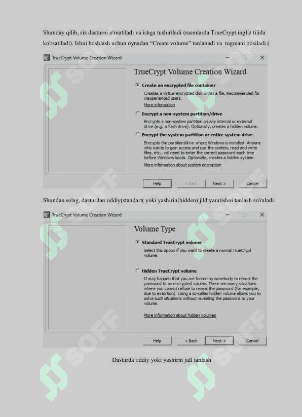 TrueCrypt yordamida ma'lumotlarni shifrlashni o'rganish. 4