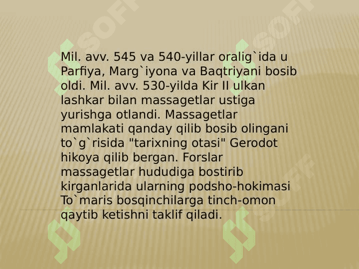 Ahamoniylarning O'rta Osiyoni bosib olishi 4